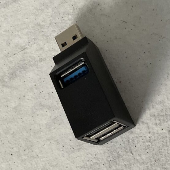 USB de 3 puertos, adaptador de expansión USB macho a hembra